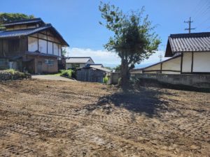 敷地北西側より南方向。